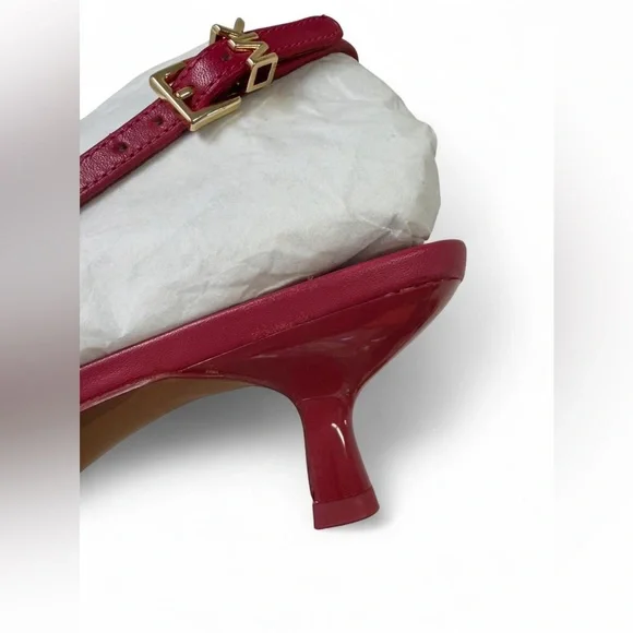 Michael Kors Tasha T-Strap Sandals DK Raspberry - Picture 3 of 4